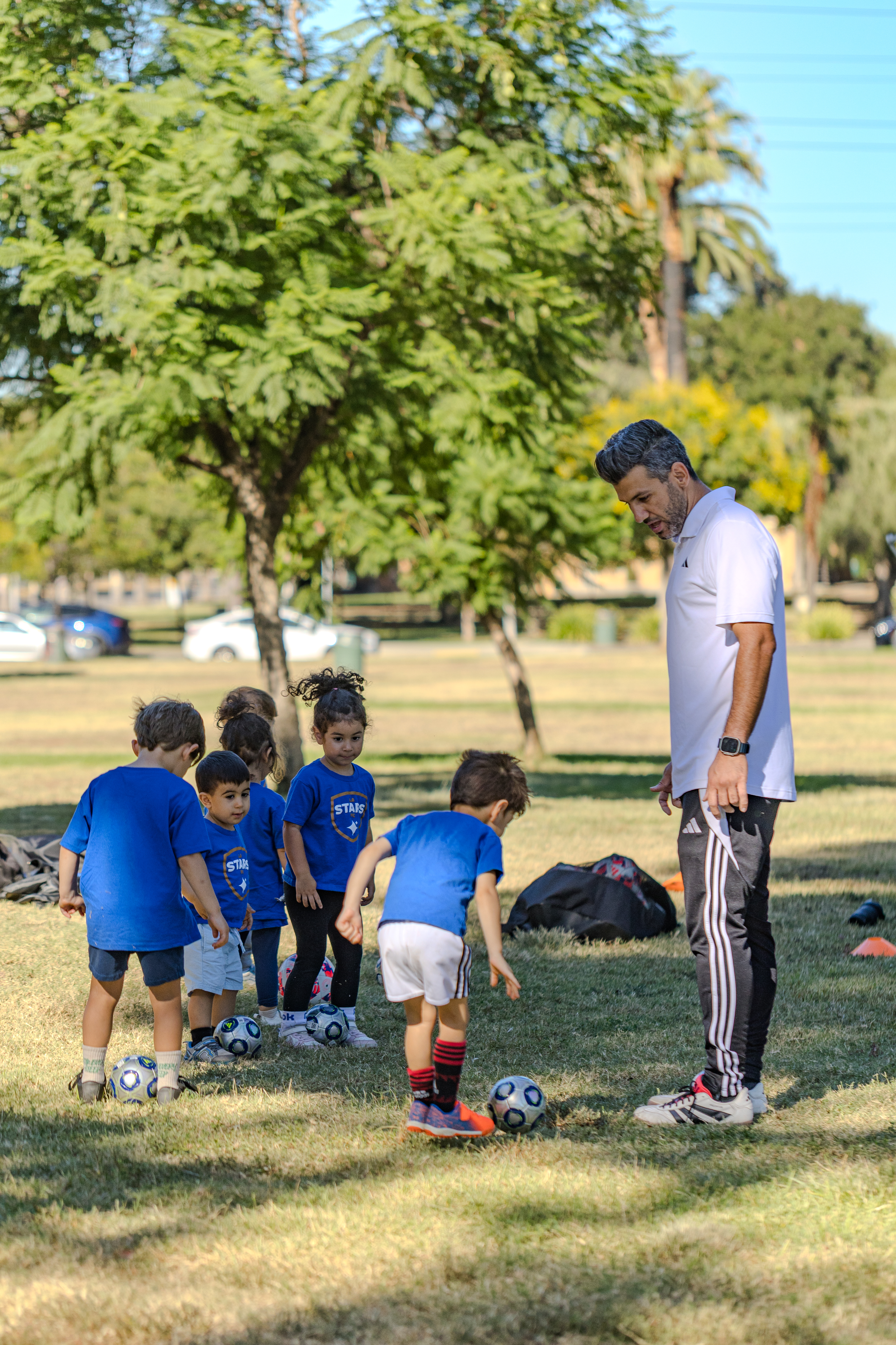 Coach and player